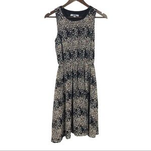 Modbe Black Floral Sleveless Dress 👗